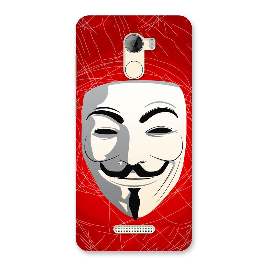 Anonymous Mask Abstract Back Case for Gionee A1 LIte