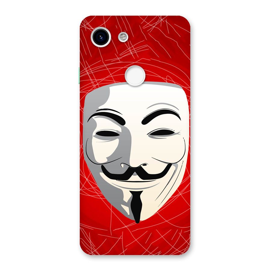 Anonymous Mask Abstract Back Case for Google Pixel 3