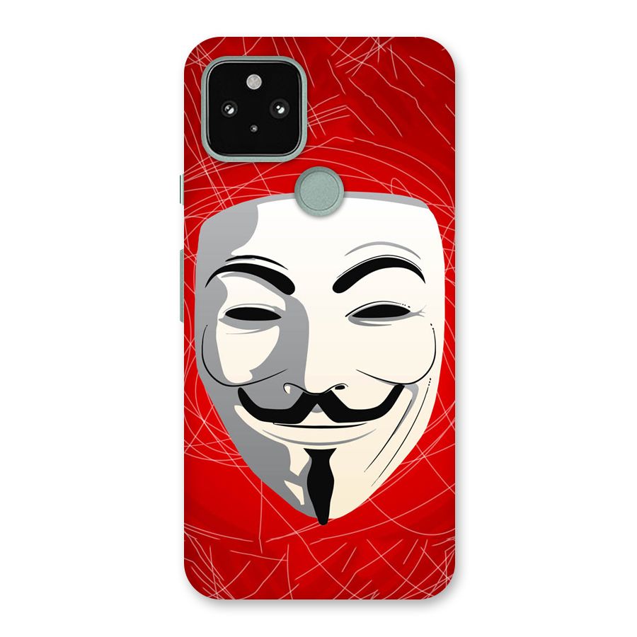 Anonymous Mask Abstract Back Case for Google Pixel 5