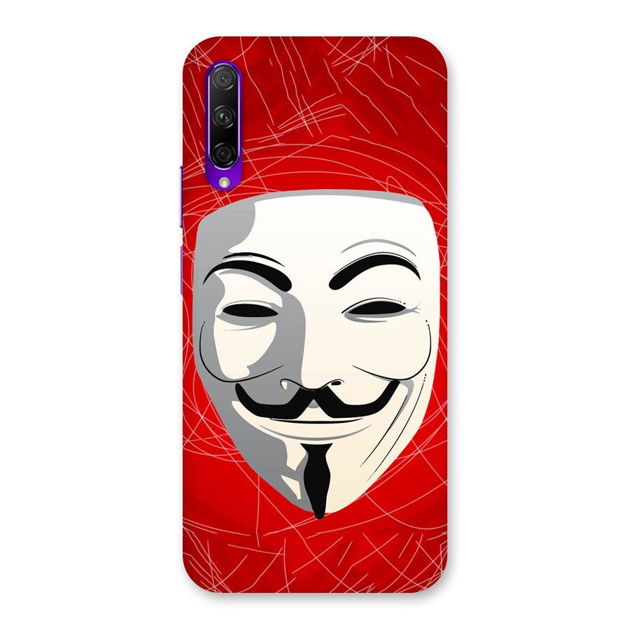 Anonymous Mask Abstract Back Case for Honor 9X Pro