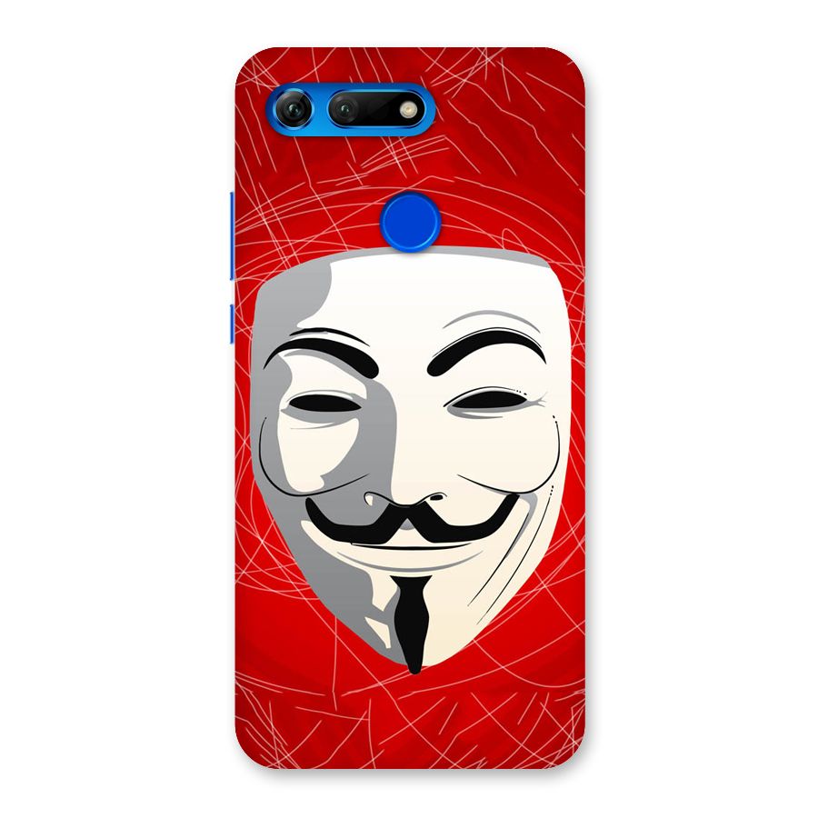Anonymous Mask Abstract Back Case for Honor View 20