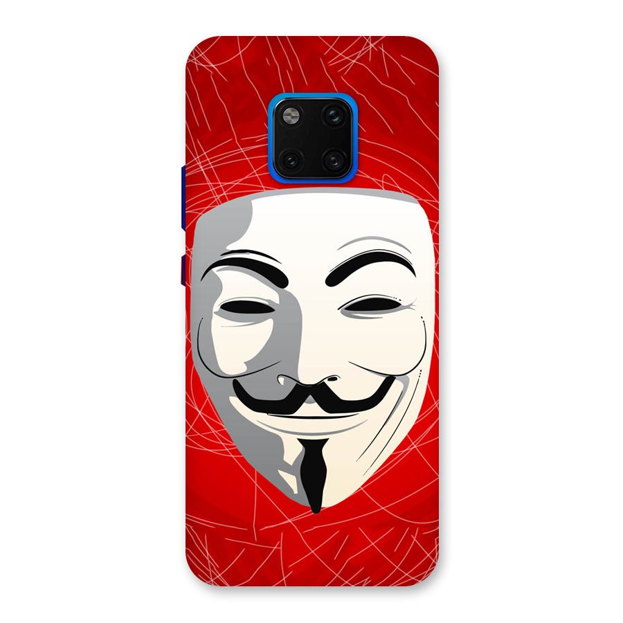 Anonymous Mask Abstract Back Case for Huawei Mate 20 Pro