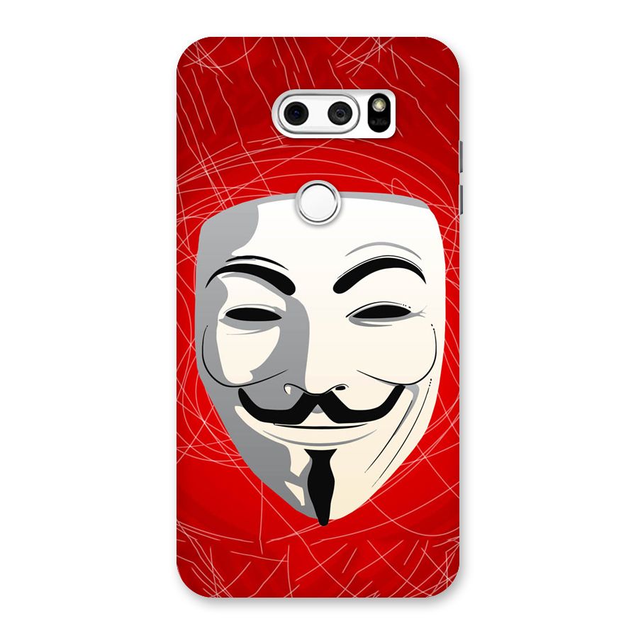 Anonymous Mask Abstract Back Case for LG V30