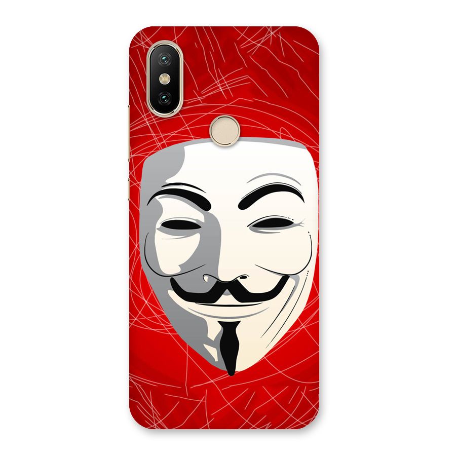 Anonymous Mask Abstract Back Case for Mi A2