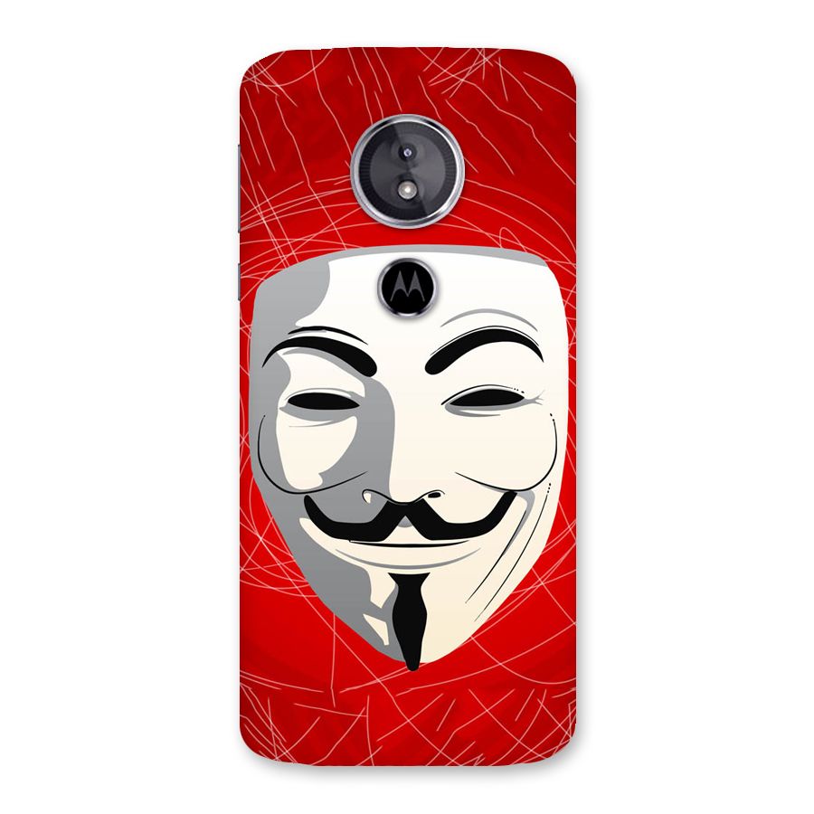 Anonymous Mask Abstract Back Case for Moto E5