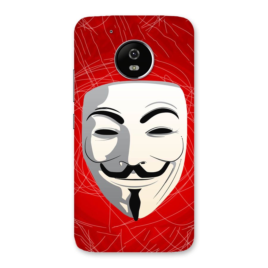 Anonymous Mask Abstract Back Case for Moto G5