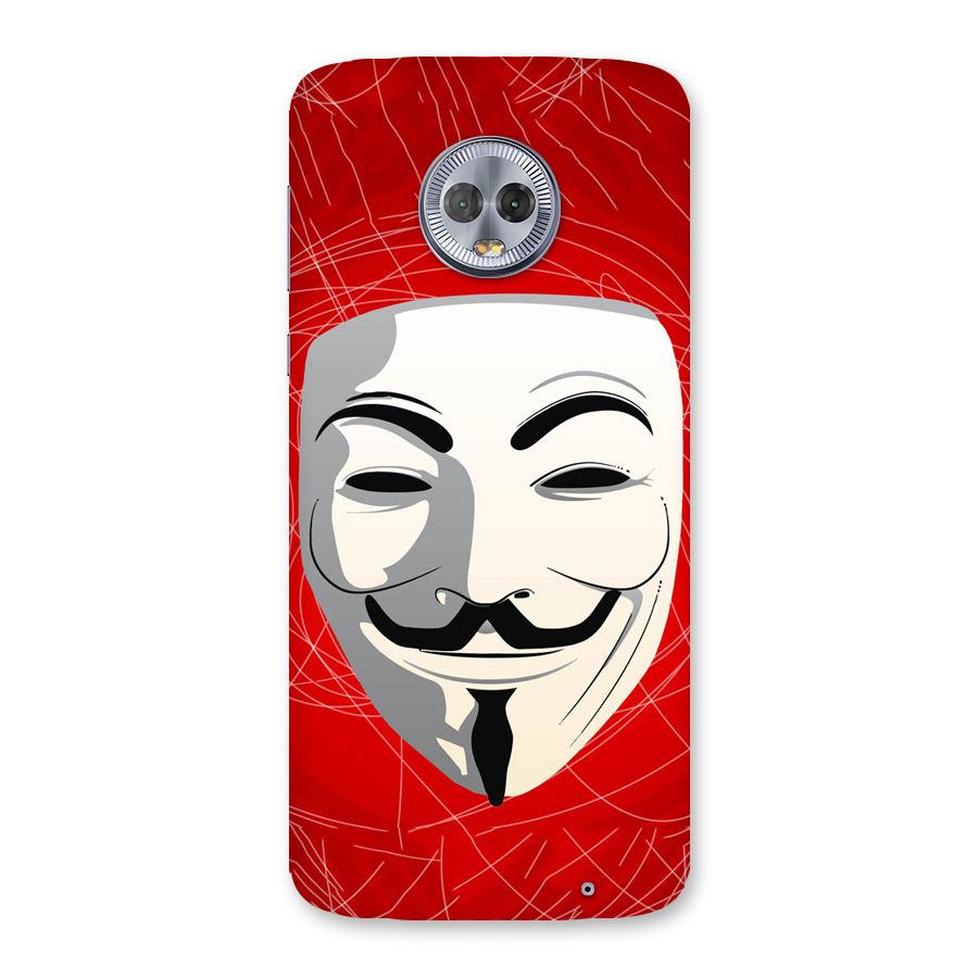 Anonymous Mask Abstract Back Case for Moto G6 Plus