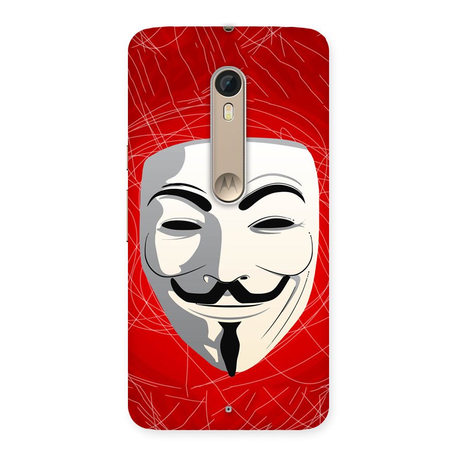 Anonymous Mask Abstract Back Case for Motorola Moto X Style
