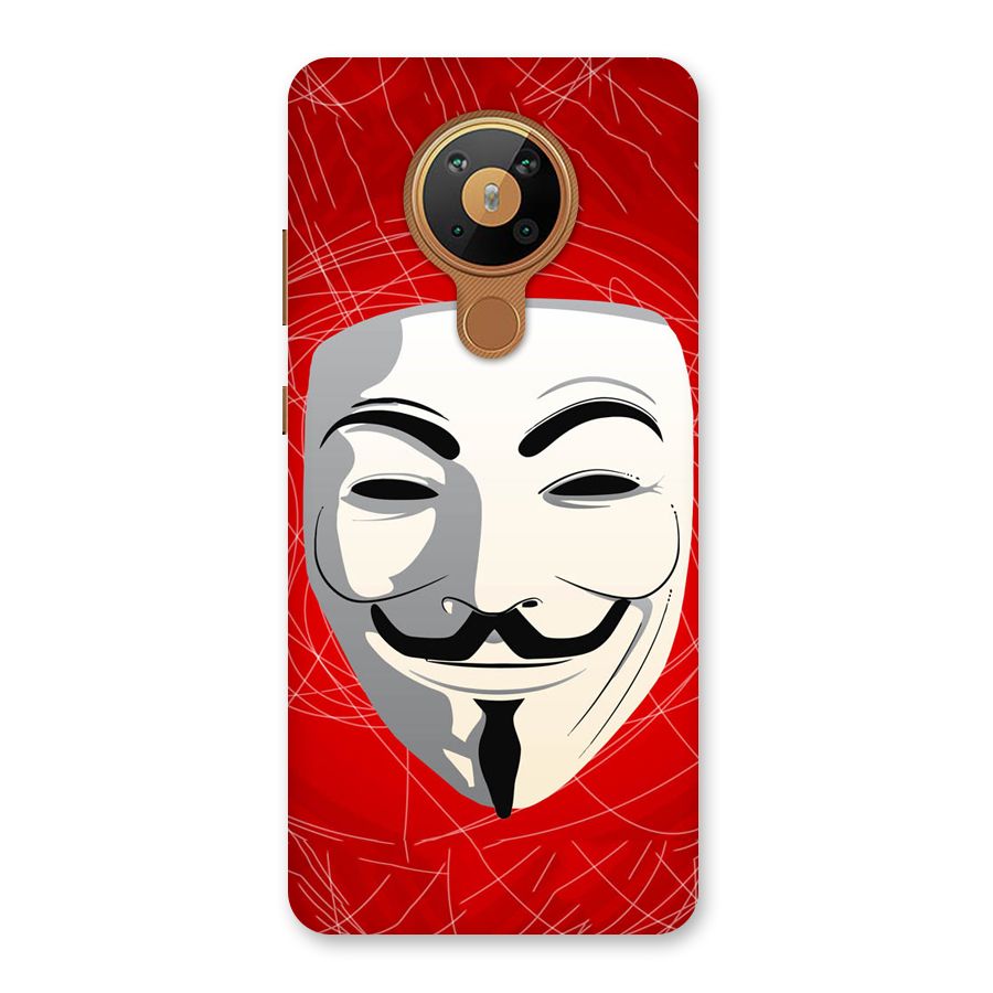 Anonymous Mask Abstract Back Case for Nokia 5.3