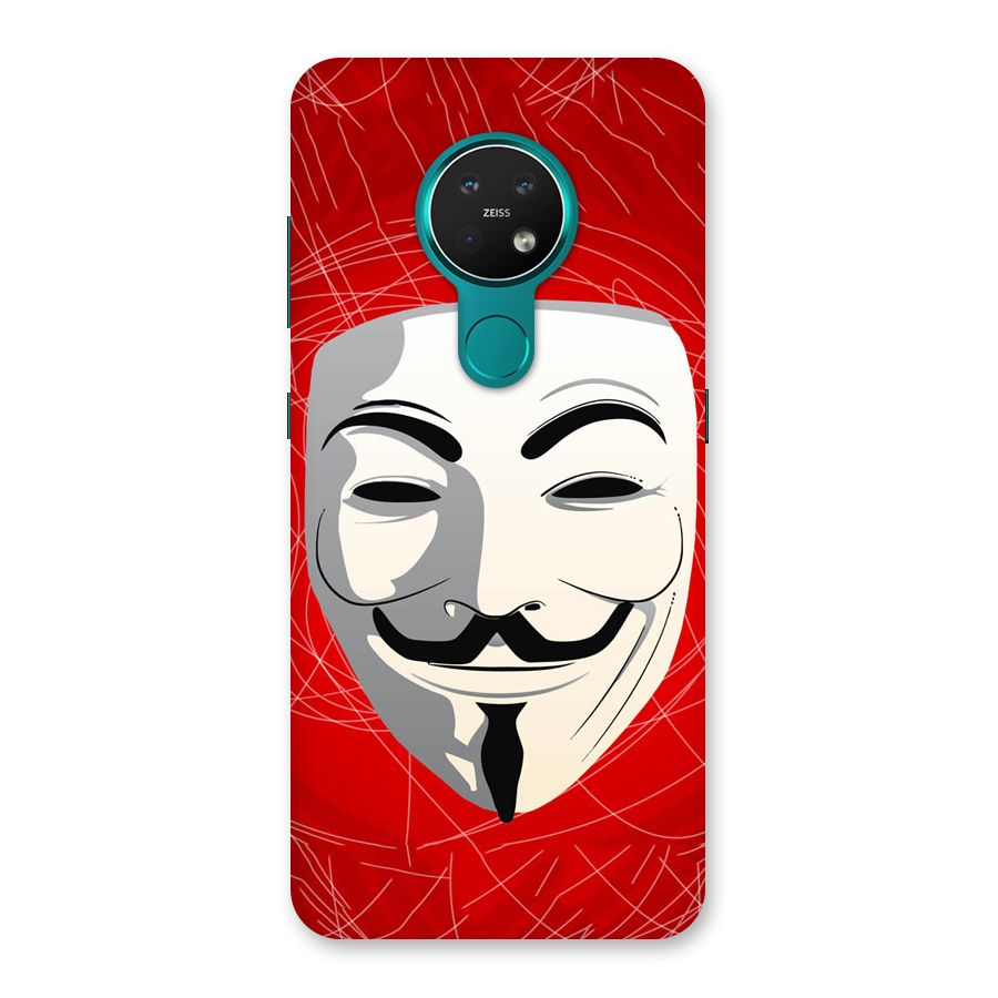 Anonymous Mask Abstract Back Case for Nokia 7.2