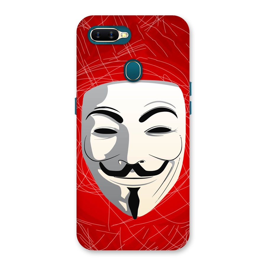 Anonymous Mask Abstract Back Case for Oppo A11k