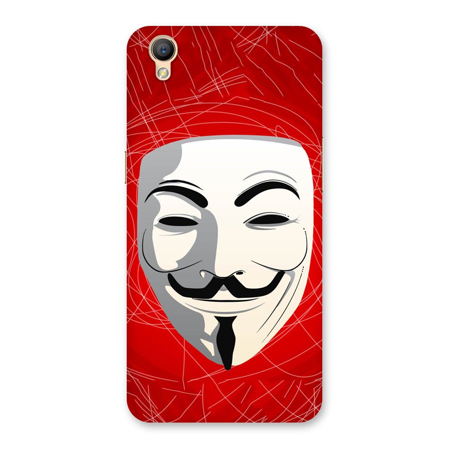 Anonymous Mask Abstract Back Case for Oppo A37