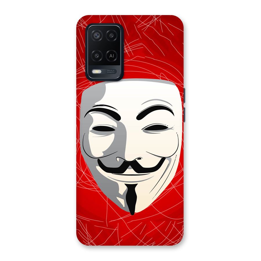 Anonymous Mask Abstract Back Case for Oppo A54