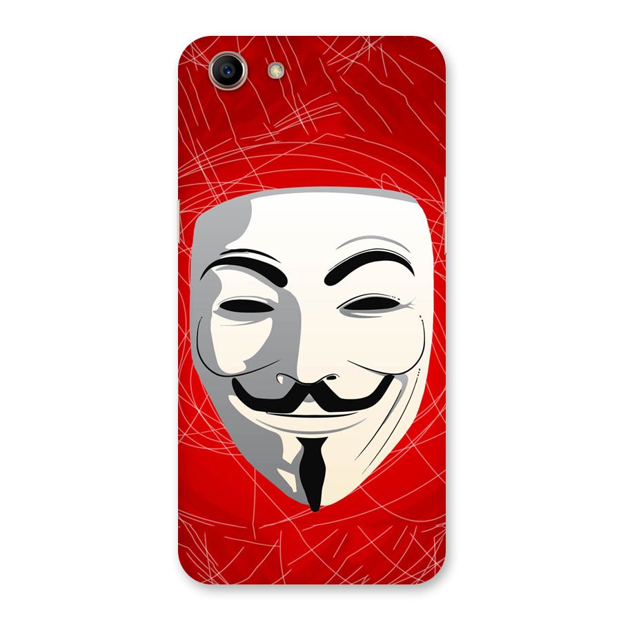Anonymous Mask Abstract Back Case for Oppo A83 (2018)