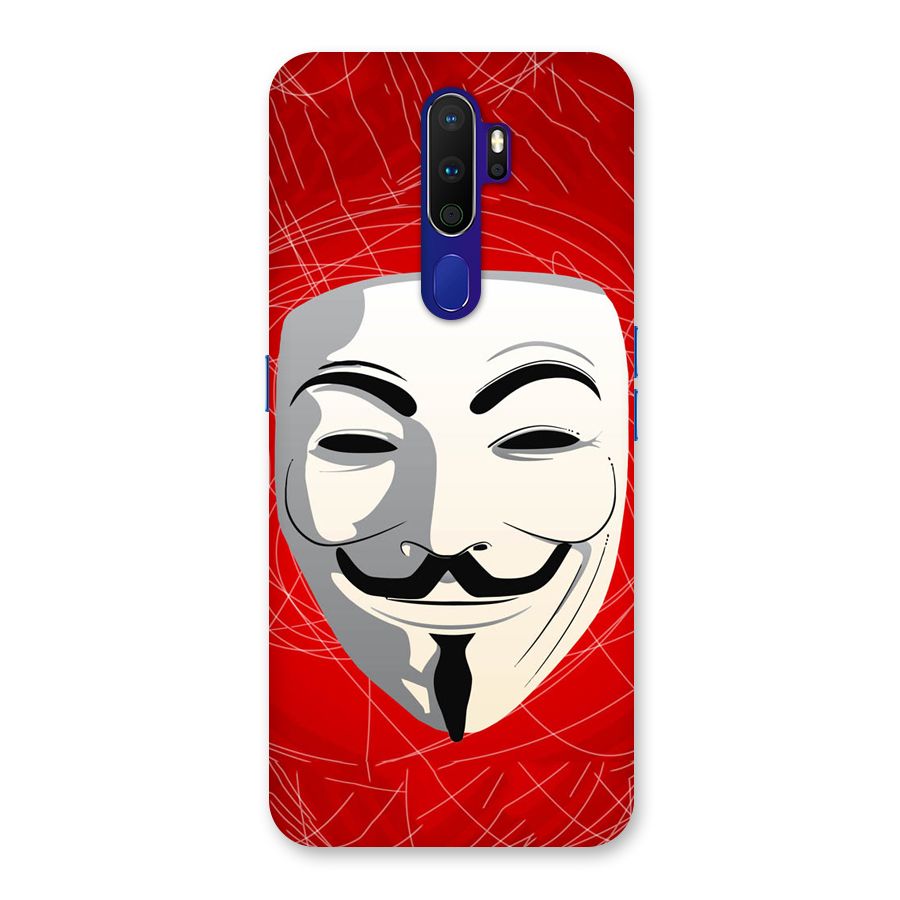 Anonymous Mask Abstract Back Case for Oppo A9 (2020)