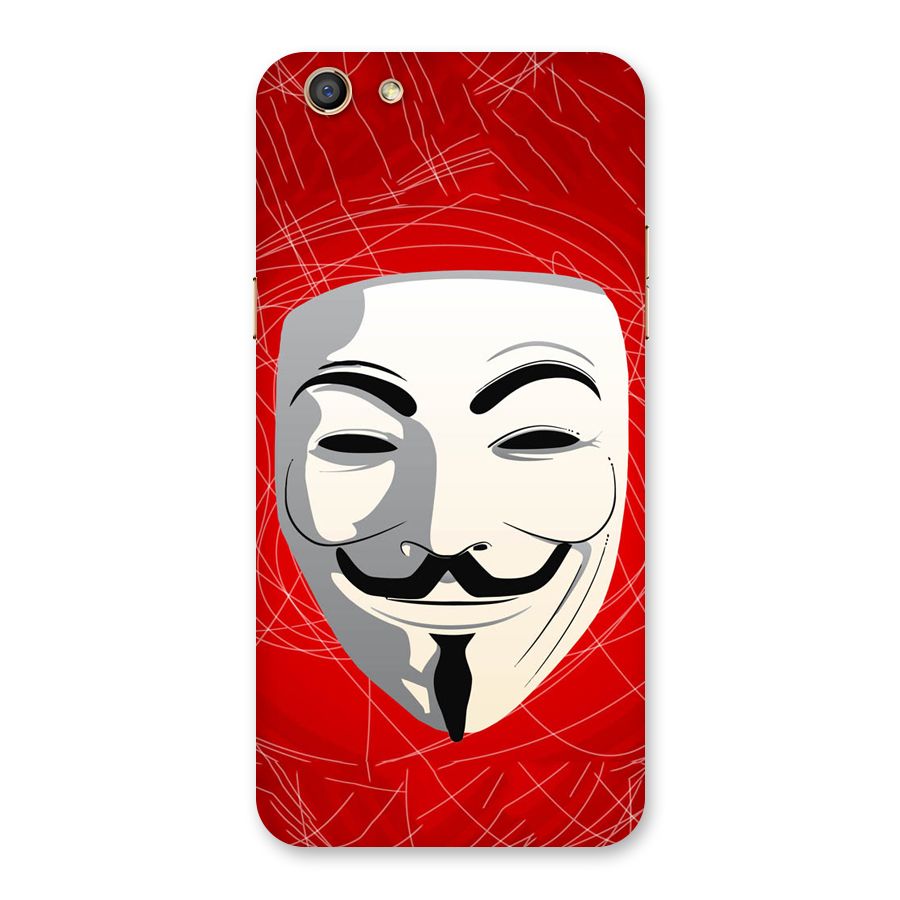 Anonymous Mask Abstract Back Case for Oppo F3