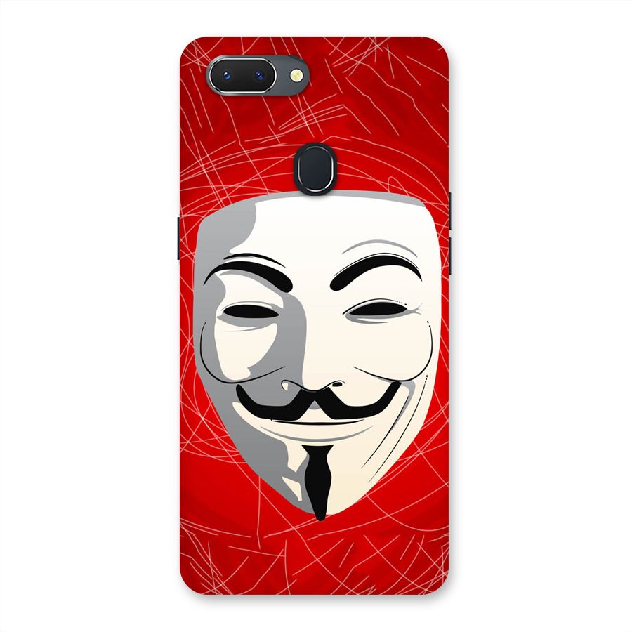 Anonymous Mask Abstract Back Case for Oppo Realme 2