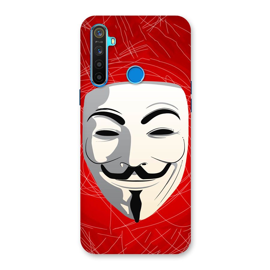 Anonymous Mask Abstract Back Case for Realme 5s
