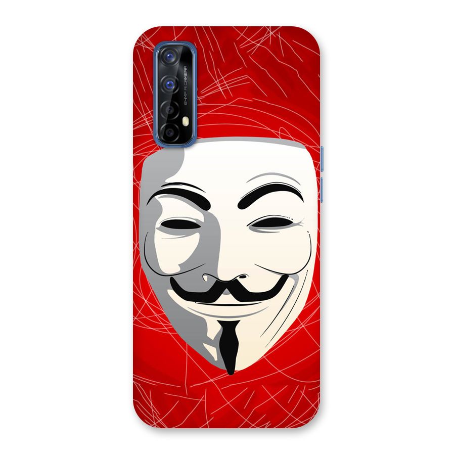 Anonymous Mask Abstract Back Case for Realme 7