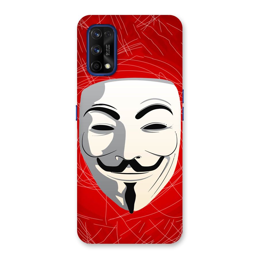Anonymous Mask Abstract Back Case for Realme 7 Pro
