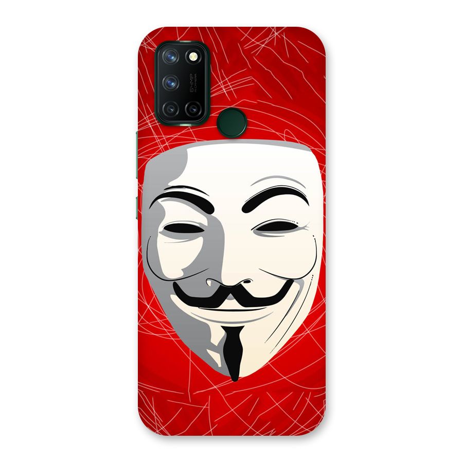 Anonymous Mask Abstract Back Case for Realme 7i