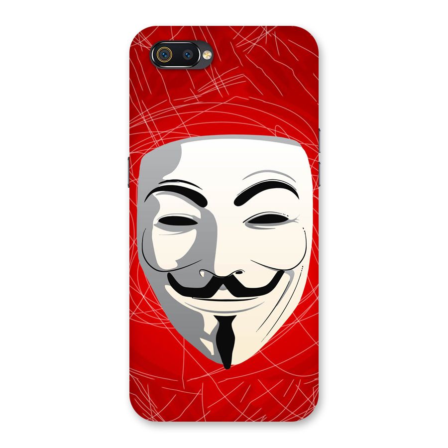 Anonymous Mask Abstract Back Case for Realme C2