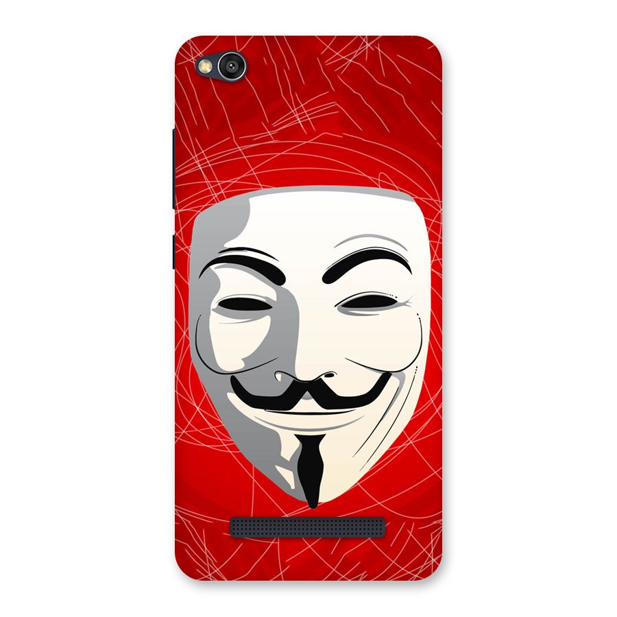 Anonymous Mask Abstract Back Case for Redmi 4A