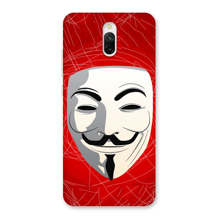 Anonymous Mask Abstract Back Case for Redmi 8A Dual