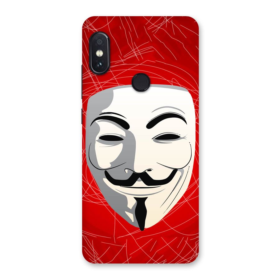 Anonymous Mask Abstract Back Case for Redmi Note 5 Pro