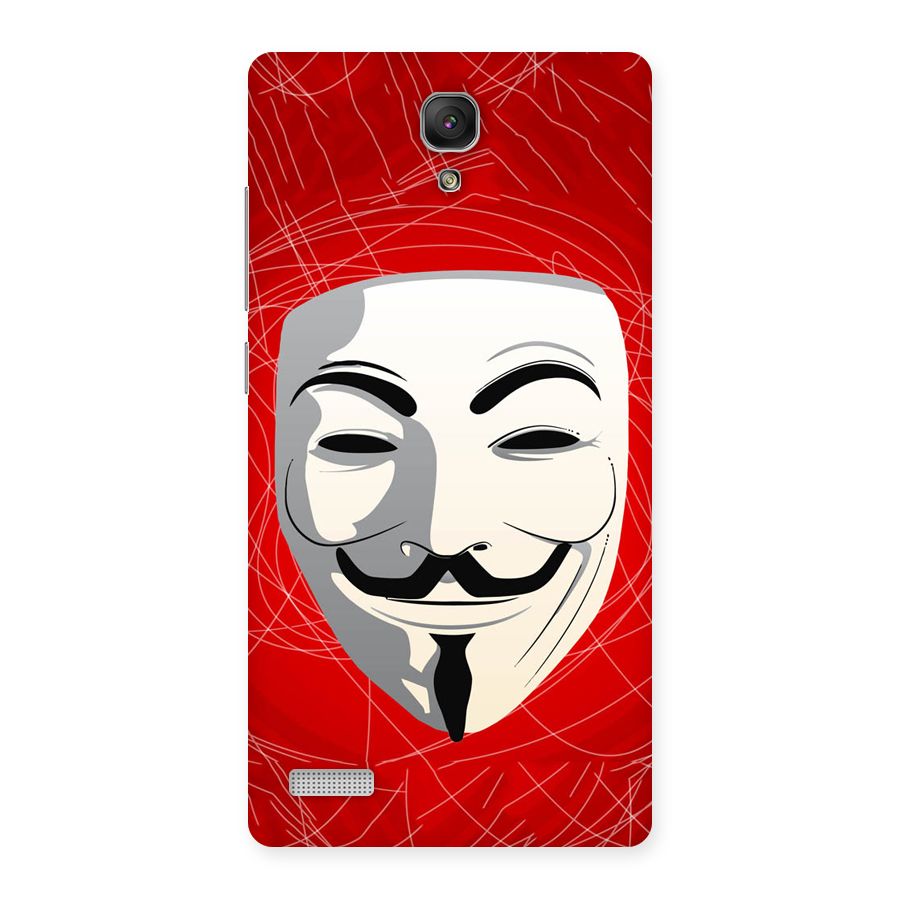 Anonymous Mask Abstract Back Case for Redmi Note Prime