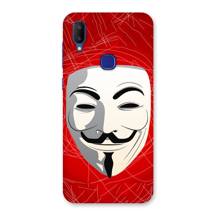 Anonymous Mask Abstract Back Case for Vivo V11