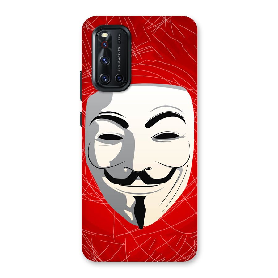 Anonymous Mask Abstract Back Case for Vivo V19