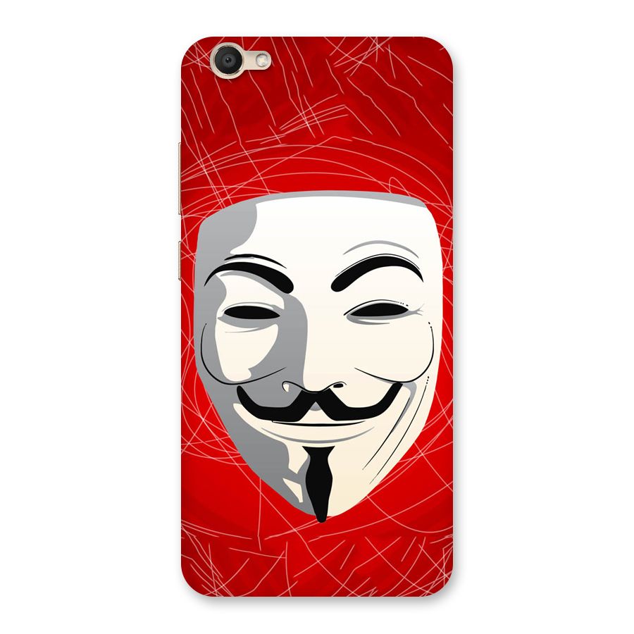 Anonymous Mask Abstract Back Case for Vivo V5