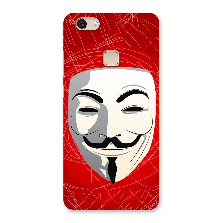 Anonymous Mask Abstract Back Case for Vivo V7