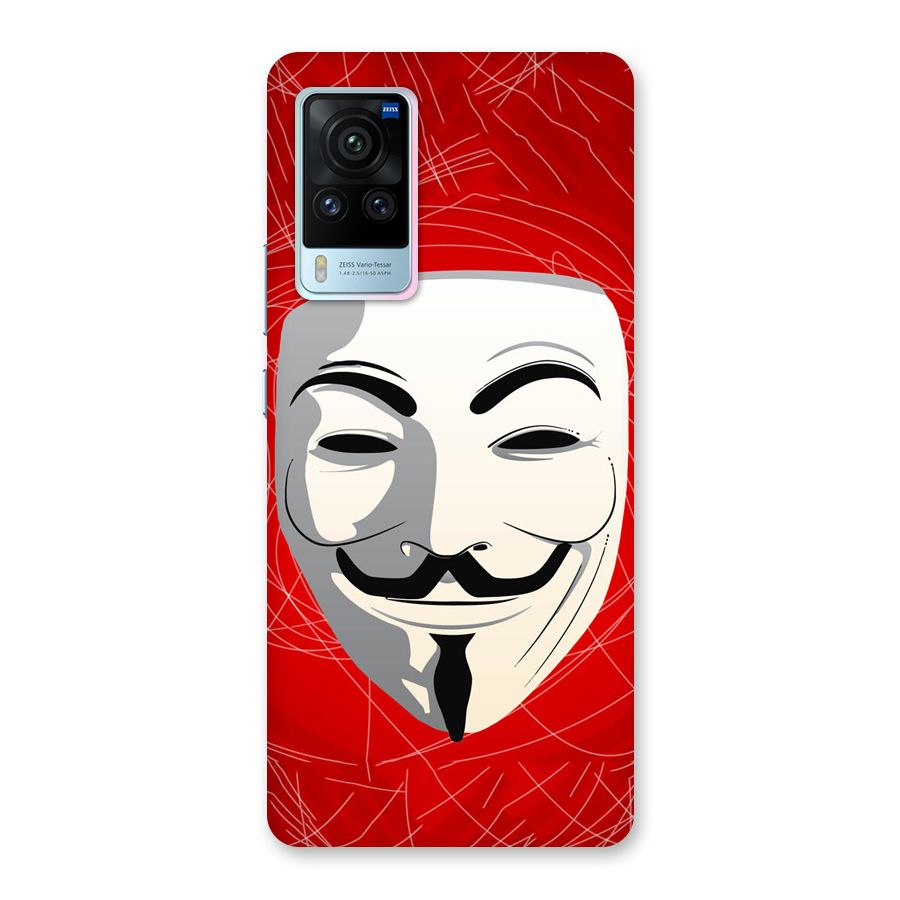 Anonymous Mask Abstract Back Case for Vivo X60 Pro