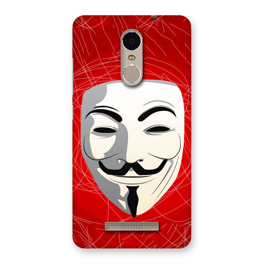 Anonymous Mask Abstract Back Case for Xiaomi Redmi Note 3