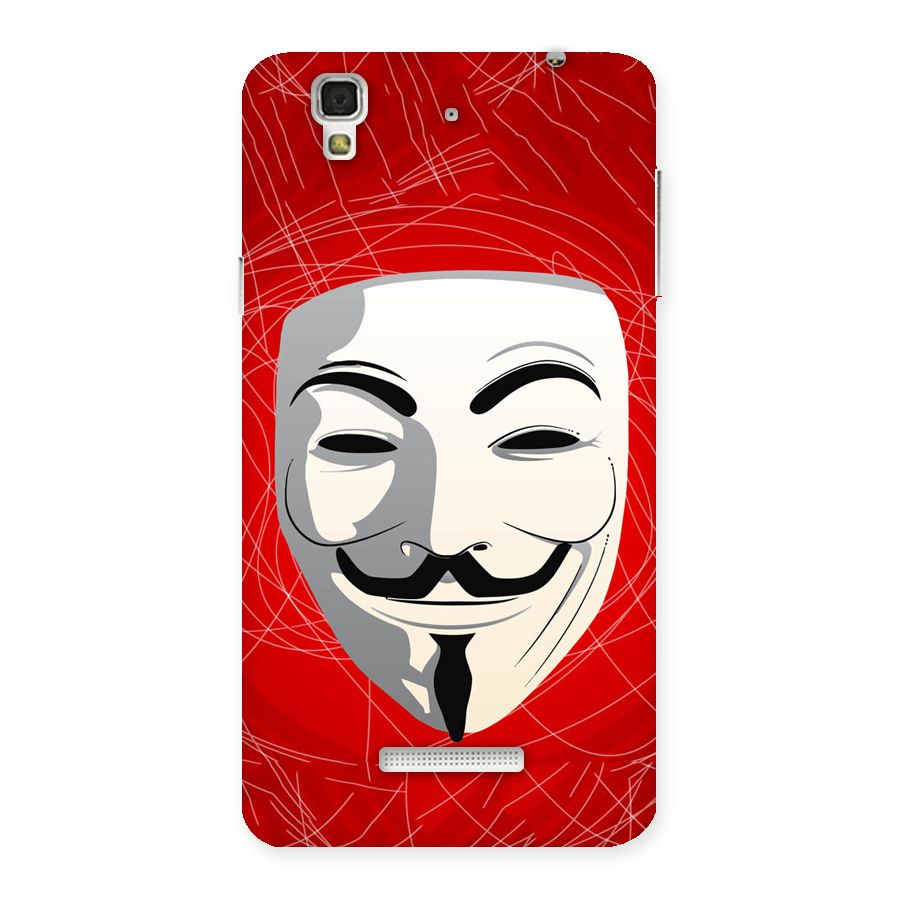 Anonymous Mask Abstract Back Case for YU Yureka Plus