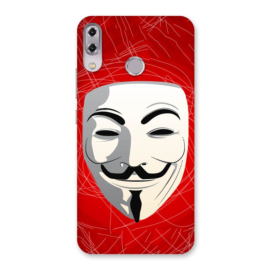 Anonymous Mask Abstract Back Case for Zenfone 5Z