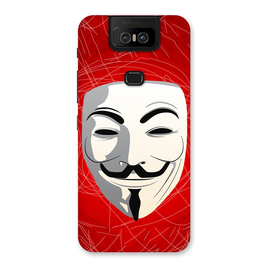 Anonymous Mask Abstract Back Case for Zenfone 6z