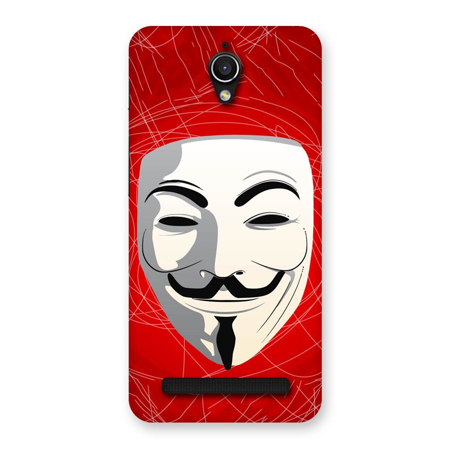 Anonymous Mask Abstract Back Case for Zenfone Go