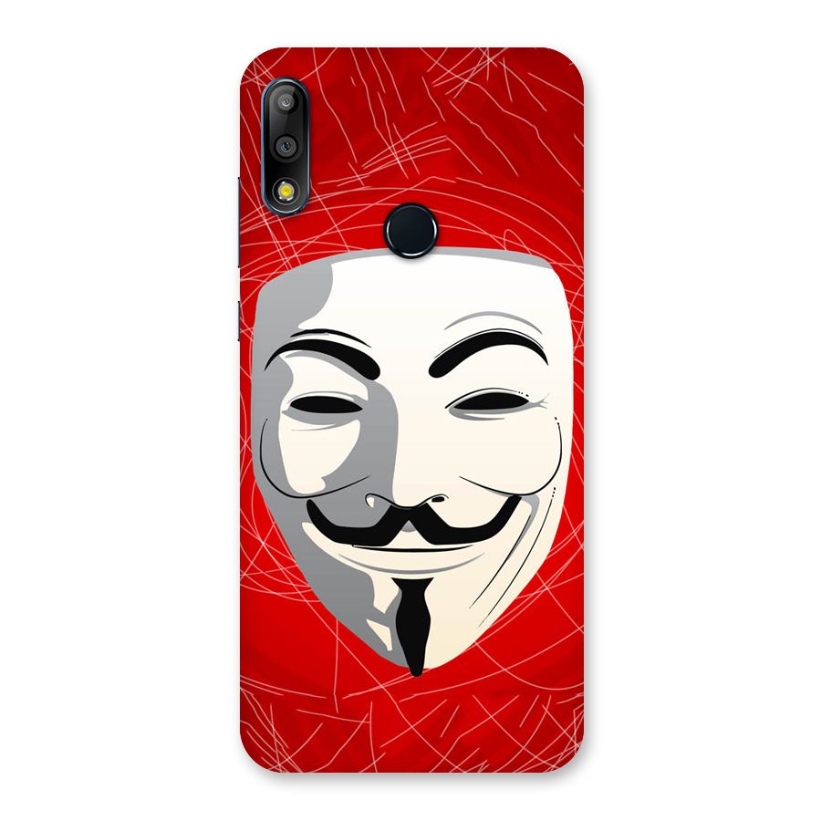 Anonymous Mask Abstract Back Case for Zenfone Max Pro M2