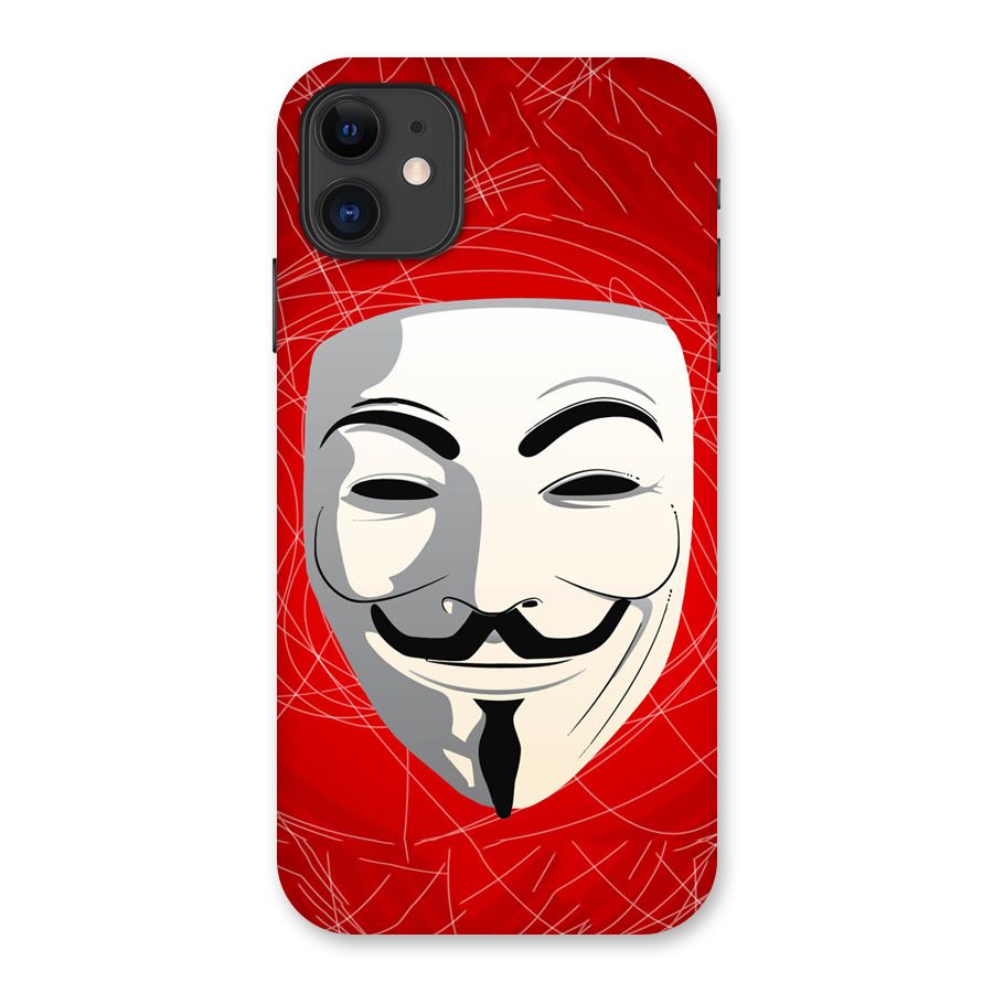 Anonymous Mask Abstract Back Case for iPhone 11