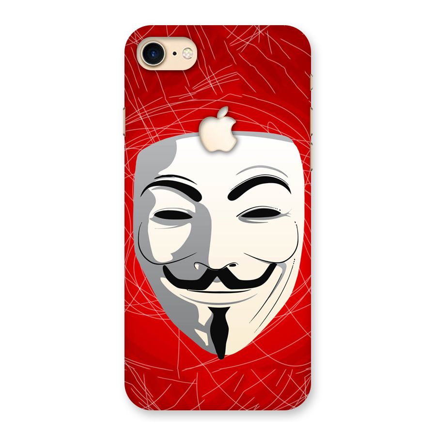 Anonymous Mask Abstract Back Case for iPhone 7 Apple Cut