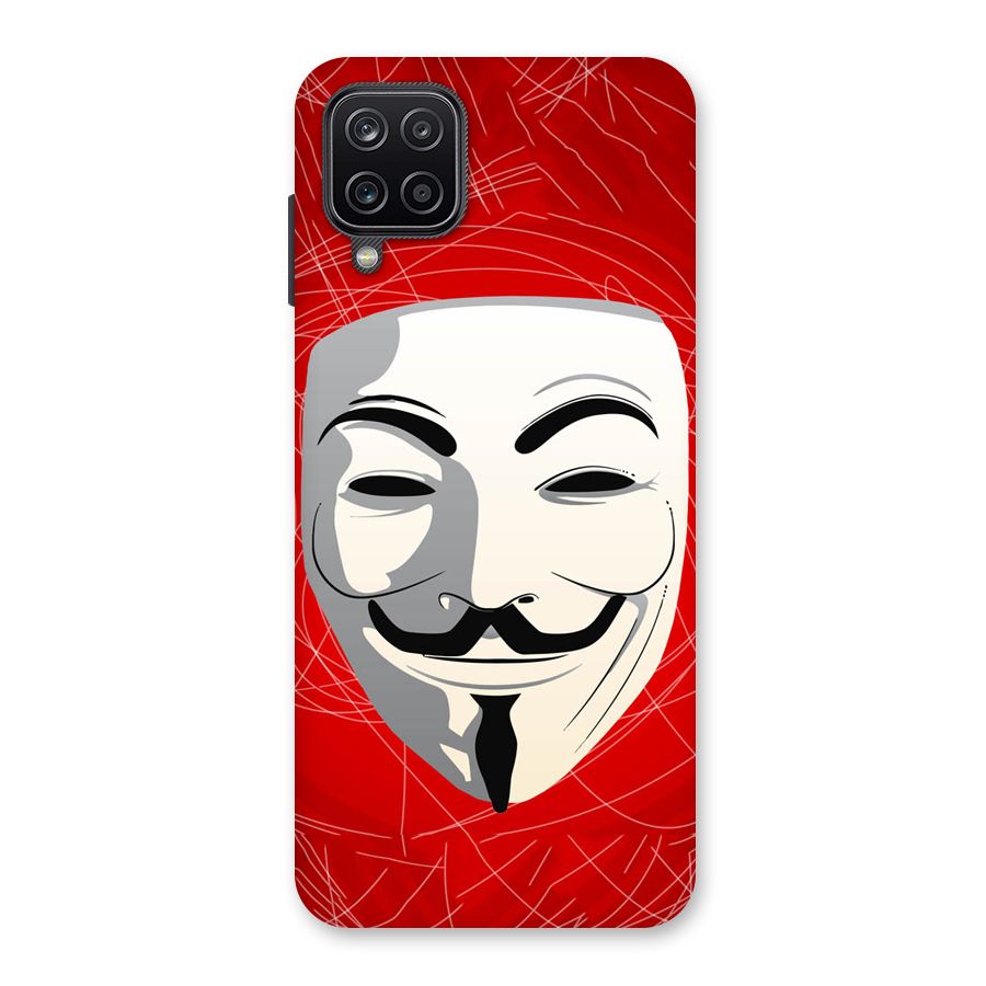 Anonymous Mask Abstract  Back Case for Galaxy A12
