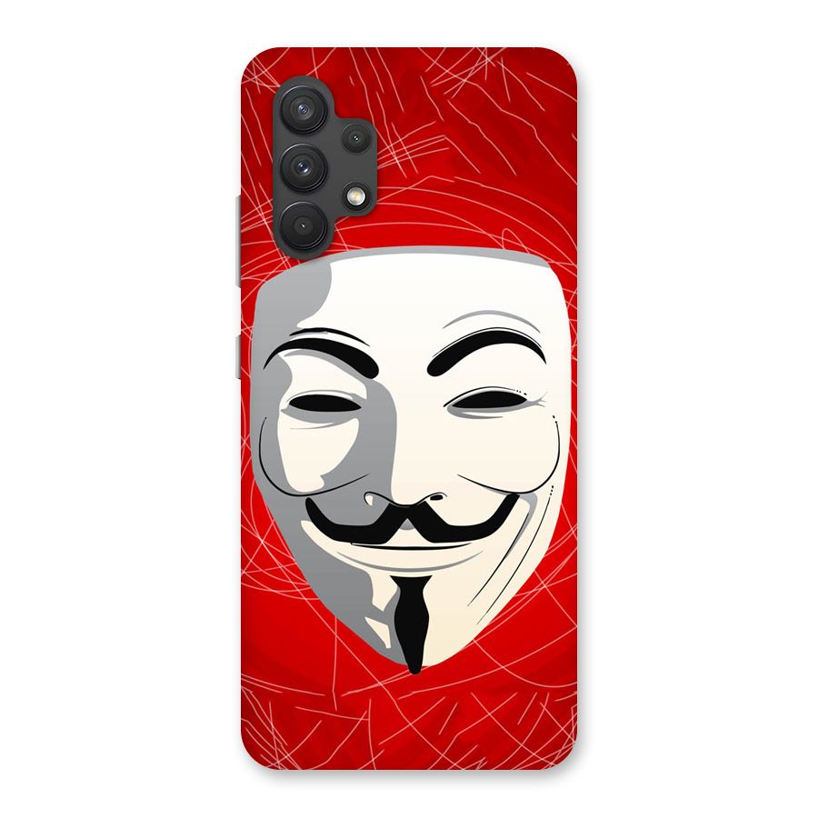 Anonymous Mask Abstract  Back Case for Galaxy A32