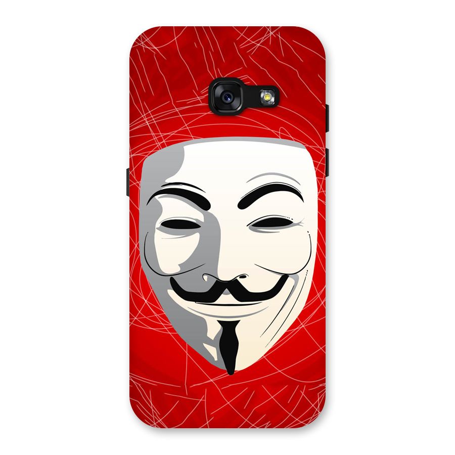 Anonymous Mask Abstract  Back Case for Galaxy A3 (2017)