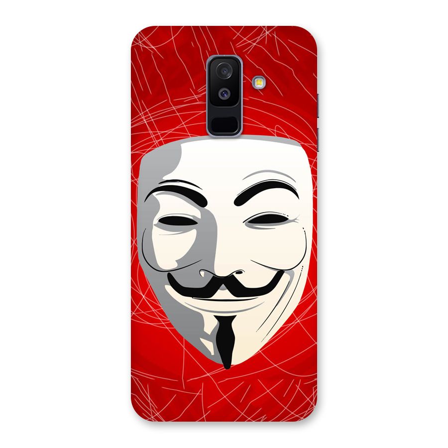 Anonymous Mask Abstract  Back Case for Galaxy A6 Plus