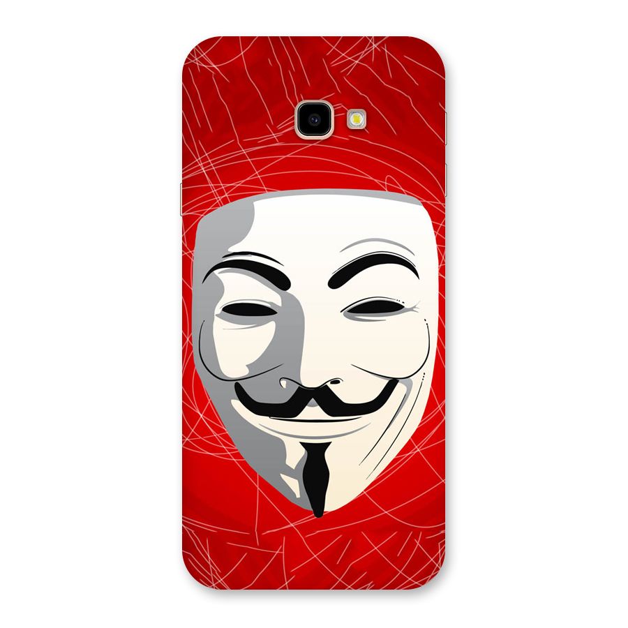 Anonymous Mask Abstract  Back Case for Galaxy J4 Plus