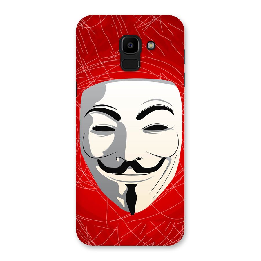Anonymous Mask Abstract  Back Case for Galaxy J6