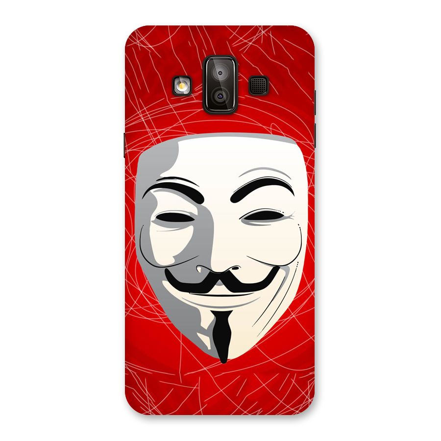 Anonymous Mask Abstract  Back Case for Galaxy J7 Duo